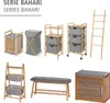 WENKO Etagenwagen Bahari grau 44,0 x 34,0 x 96,0 cm Produktbild-Vorschau 4