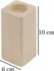 Kerzenhalter 10x6 cm rechteckig mit abgerundeten Ecken aus Produktbild-Vorschau 3