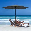 TolleTour Sonnenschirm Balkon Ø350cm Wetterfest & Höhe Produktbild-Vorschau 7