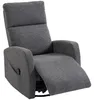 HOMCOM Poltrona relax Poltrona girevole da TV con funzione Anteprima dell’immagine prodotto 1