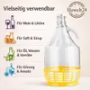 lilawelt24 1x 5L Glasballon Gallone - Bügelverschluss & Produktbild-Vorschau 3