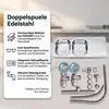 Zlewozmywak dwukomorowy Mucola Zlewozmywak kuchenny Podgląd zdjęcia produktu 2