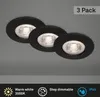 LED Einbauleuchten Einbaustrahler Bad 3er Set dimmbar Produktbild-Vorschau 2