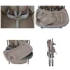 A collage of four images showing different aspects of a baby high chair and its accessories. Produktbild-Vorschau
