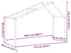 vidaXL Stříška na dětskou postýlku 213x85,5x144,5 cm Náhled obrázku produktu 8