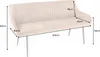 riess-ambiente Design Sitzbank TURIN 160cm braun schwarz Produktbild-Vorschau 7