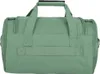 A green duffel bag is shown from the front. Produktbild-Vorschau