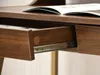 Scrivania minimalista RENO - noce / oro Anteprima dell’immagine prodotto 16