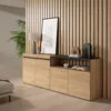 Sideboard, Highboard, 200x35x75cm, 4 Türen, Wohnzimmer, Produktbild-Vorschau 2