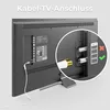 deleyCON 6m TV Antennenkabel IEC Koaxialkabel 2x Ferritkern Produktbild-Vorschau 5