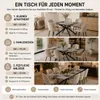 Automatisch uitschuifbare eettafel, 150–180 x 70 x 76 cm, Productafbeelding-voorbeeld 9