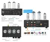 A product image showing a black electronic tube phono preamplifier with various labels and diagrams. Podgląd zdjęcia produktu