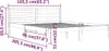 VidaXL 810441, Weiß, 165,5 cm, 2,06 m, 69,5 cm, 1600 x 2000 Produktbild-Vorschau 8