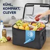EASYmaxx Kühltasche faltbar - 30 l - schwarz/dunkelgrau Produktbild-Vorschau 6
