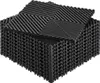 A stack of black interlocking drainage mats. Anteprima dell’immagine prodotto