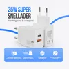 Strex USB Oplader 25W - Snellader met USB-A & USB-C - GaN - Productafbeelding-voorbeeld 2