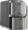 A studio shot of a dual-basket air fryer. Podgląd zdjęcia produktu