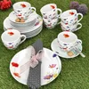 18pcs Service à café Marie Porcelaine 6 personnes Tasses Voir les images du produit 3