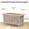 iAnanas salontafel van mangohout, wit geschilderd, met Productafbeelding-voorbeeld 5