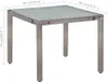 vidaXL 5-tlg. Garten-Essgruppe mit Auflagen Poly Rattan Produktbild-Vorschau 5
