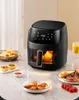 Fettfreie Friteuse Schwarz Linbox 5L 1400W Mit Led-Fenster Produktbild-Vorschau 7