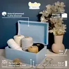 Caja de madera grande azul de Creative Deco para guardar Vista previa de la imagen del producto 4