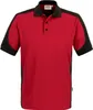 HAKRO Poloshirt Contrast Mikralinar® 839, rot/anthrazit, Produktbild-Vorschau 2