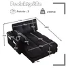 okwish Chaiselongue Relaxační křeslo Rozkládací postel s Náhled obrázku produktu 6