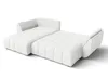AX LIVING Ecksofa mit Schlaffunktion Verciani L Sofa Weiß Produktbild-Vorschau 8