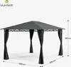Blumfeldt Mondo Pavillon 3x4 – Stahlrahmen, Mit Vorhängen, Produktbild-Vorschau 6