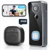 5-megapikselowa, 2K, bezprzewodowa kamera do drzwi Podgląd zdjęcia produktu 1