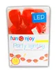 LICHTERKETTE Lippen 10 LED Rot Girlande 100cm Lichtkette Produktbild-Vorschau 4