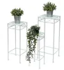 DanDiBo Blumenständer Metall Weiss Eckig 96314 3er Set Produktbild-Vorschau 10
