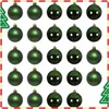 Weihnachtskugeln Glas 6cm x 20 Stück - Piniengrün Produktbild-Vorschau 4