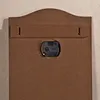 Mucola Wanduhr Dekouhr 30x80CM Tafel 3 Kleiderhaken Shabby Produktbild-Vorschau 5