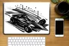 MuchoWow® Laptop Aufkleber Sticker Cover Eine schwarz-weiße Produktbild-Vorschau 2