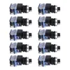 10ks BEM38-20X/31 22mm 3polohový samosvorný otočný přepínač Náhled obrázku produktu 4