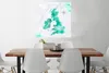 MuchoWow® Poster Aquarell - Weltkarte - England 75x75 cm - Produktbild-Vorschau 2