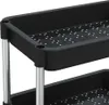 vidaXL Kuchynský vozík 5 políc čierny 42x29x128 cm Železo a Náhľad obrázku produktu 5