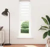 Doppelrollo Weiß 60x200 cm Stoffbreite 55,9 cm Polyester Produktbild-Vorschau 2