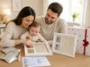 Baby Hand- & Fußabdruck Bilderrahmen Set – Erinnerungen für Produktbild-Vorschau 6