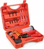 An open orange plastic case containing a car brake bleeding kit. Anteprima dell’immagine prodotto