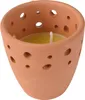 Citronella Kerze 6,5cm Outdoor Duftkerze im Terrakotta Topf Produktbild-Vorschau 2