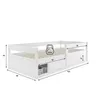 Interbeds Kinderbett Montessori Einzelbett 160x80cm Produktbild-Vorschau 3