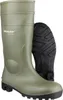 A pair of green Dunlop rubber boots and a separate sole are shown against a white background. Anteprima dell’immagine prodotto