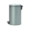 A metallic mint green Brabantia pedal bin is shown against a white background. Produktbild-Vorschau