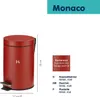 Monaco Prullenbak met Pedaal 3 liter Produktbild-Vorschau 5