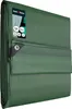 A folded green tarp is shown from a diagonal angle. Produktbild-Vorschau