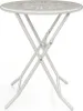 Gartentisch klappbar - D. 60 cm - Metall in Eisenoptik - Produktbild-Vorschau 1