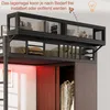 Letto a soppalco in metallo Fortuna Lai 90 × 200 cm Con Anteprima dell’immagine prodotto 4